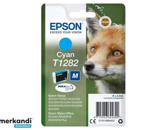 Epson Blæk Fox Cyan C13T12824012 | Epson - C13T12824012