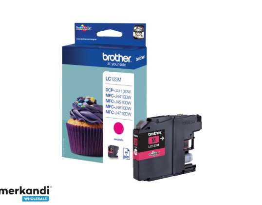 Brother Tinte magenta LC123M | Brother - LC123M