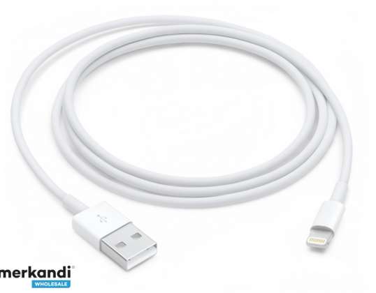 "Apple Lightning" įkrovimo laidas 1m iPad / iPhone / iPod MD818ZM / a mažmeninė prekyba