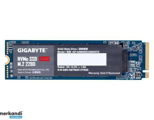 Gigabyte SSD 256 GB M.2 PCIe GP GSM2NE3256GNTD