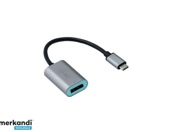 I-TEC USB C til skjermport metalladapter 1x DP 4K Ultra HD C31METALDP60HZ
