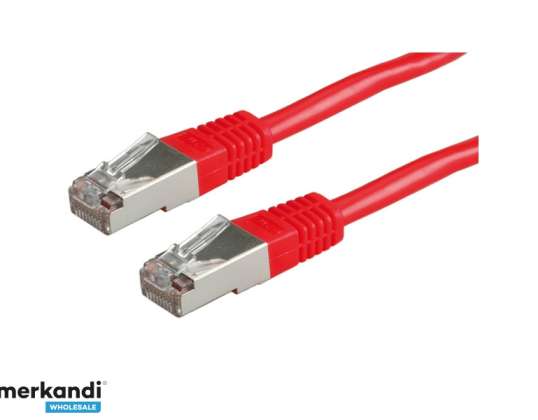 VALUE plākstera kabelis S / FTP Cat6 5m sarkans 21.99.1361