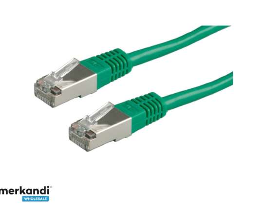 VALUE plākstera kabelis S / FTP Cat6 3m zaļš 21.99.1353