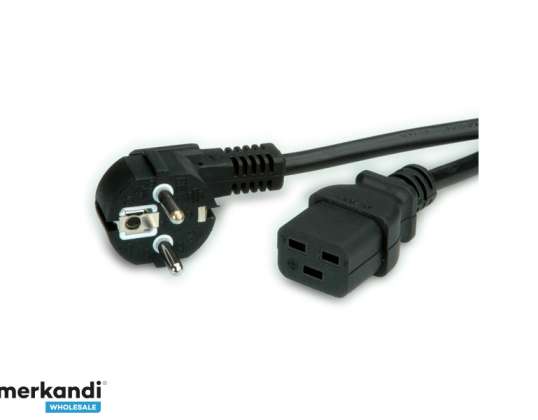 VALUE Захранващ кабел Schuko IEC320 C19 16A 2m 78,7402Zoll 19.99.1552