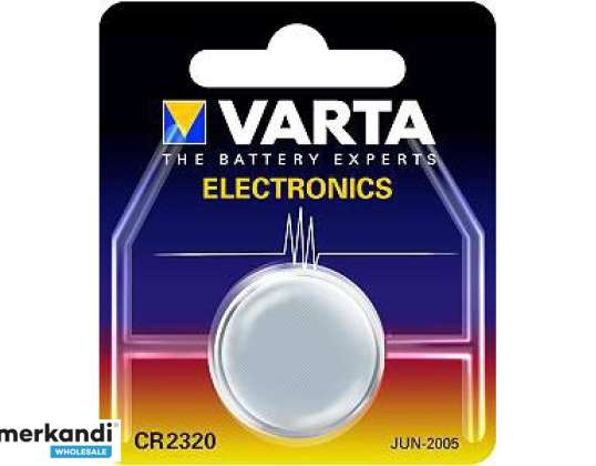 Varta Batterie Lithium Knopfzelle CR2320 3V Blister  1 Pack  06320 101 401