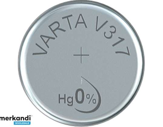 Varta Batterie zilveroxide knop. 317 1,55 V Retail (10-pack) 00317 101111
