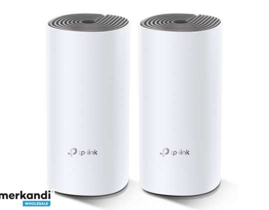 TP-Link WLAN System DECO E4 2-PACK 2 Ruter DECO E4 (2-PACK)
