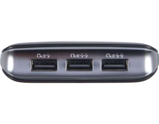 Powerbank 20000 mAh Siyah 3x USB (YK Tasarım YKP-008)