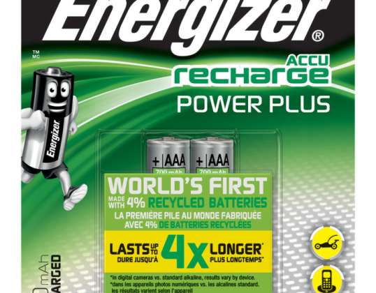 Energizer Akku Recarga AAA HR03 Micro 700mAh 2St. E300626500