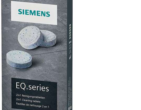 Siemens EQ.series 2in1 rengjøringstabletter 10x2,2g TZ80001A