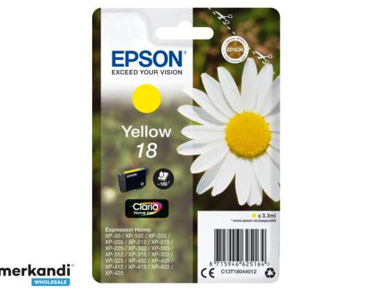 Epson TIN T18044012 Sarı C13T18044012