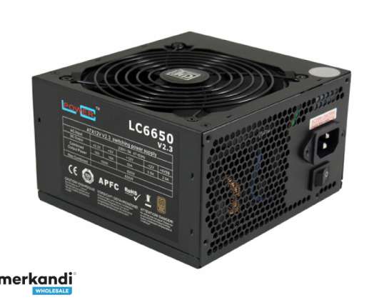 LC Power LC6650 V2.3 650 W 230 V 47 63 Hz 5 A Aktiv 100 W LC6650 V2.3