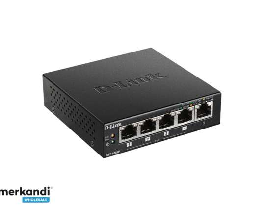 DLINK Switch 5 portas de mesa Gigabit Po - DGS-1005P / E