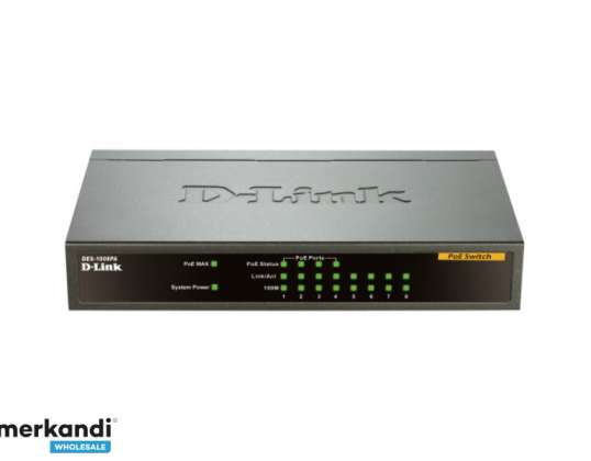 DLINK Switch 8x10/100 4xPoE   DES 1008PA