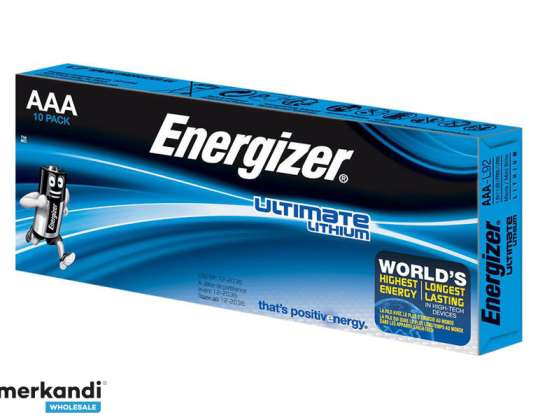 Baterie Energizer AAA Micro Ultimate Lithium (10 kusů)