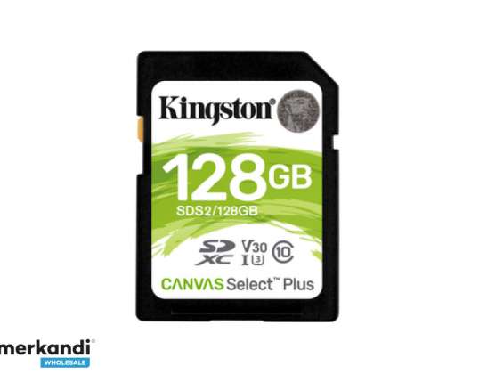 Kingston lerret Velg Plus SD 128GB SDS2/128GB