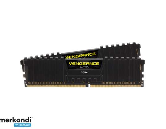 Corsair Vengeance LPX DDR4 3000MHz 64GB 2x32GB Black CMK64GX4M2D3000C16