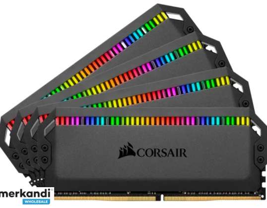 Корсар Домінатор Платиновий RGB DDR4 32GB 4x8GB CMT32GX4M4C3200C16