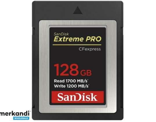 SanDisk CF Express Extreme PRO 128 Go R1700 Mo / W1200 Mo SDCFE-128G-GN4NN