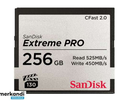 Sandisk CFAST 256GB 2.0 EXTREME Pro 525MB/s SDCFSP 256G G46D