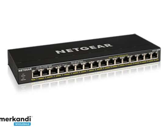 Netgear 16Port Switch 10/100/1000 GS316PP 100EUS