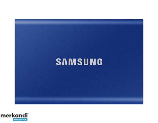 Samsung SSD bærbar SSD T7 500GB Indigo Blå MU-PC500H / WW