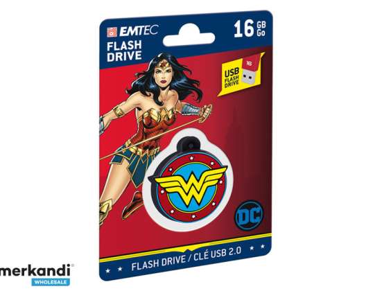 USB FlashDrive 16GB EMTEC DC koomiksite koguja WONDER WOMAN