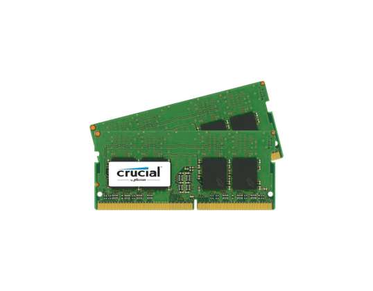 Важнейшая память DDR4 - 8 ГБ: 2 x 4 ГБ - SO DIMM 260-КОНТАКТНЫЙ CT2K4G4SFS824A