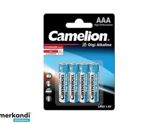 Batteri Camelion Digi Alkaline LR03 Micro AAA (4 stk.)