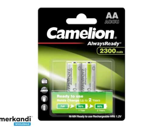 Batteri Camelion AA Mignon alltid klar 2300mAH (2 stk.)