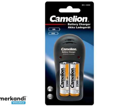 „Camelion“ akumuliatorių įkroviklis BC-1009 su baterijomis (1 vnt.)