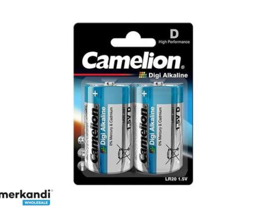 Baterija Camelion Digi Alkaline Mono D LR20 (2 kos.)