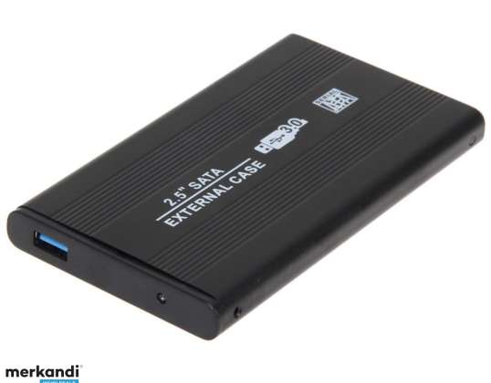 Externes Festplatten Gehäuse 2.5 SATA USB 3.0 Schwarz