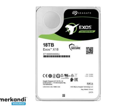 HDD Seagate Exos X18 18TB внутрішній жорсткий диск 3.5 ST18000NM000J