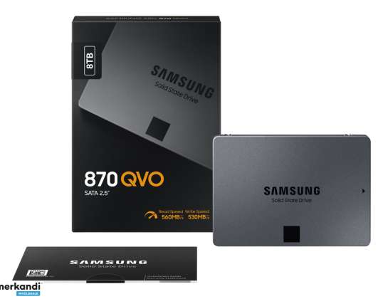 Samsung 870 QVO SSD 8TB SATA Внутрішній 2.5 MZ-77Q8T0BW