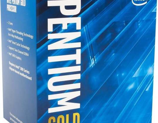 Intel Pentium Gold divkodolu procesors G6400 4,0 Ghz 4M Box BX80701G6400