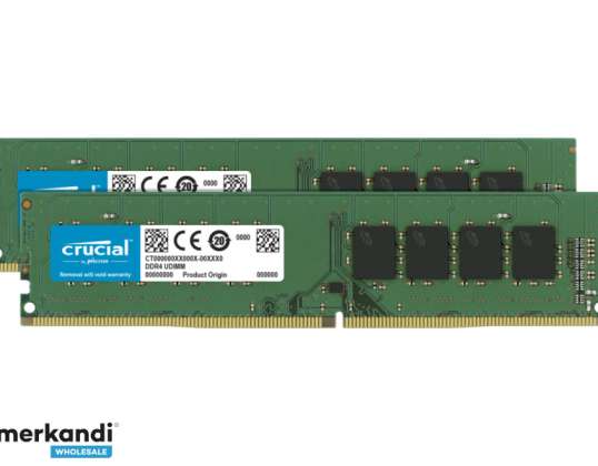 Afgørende DDR4 16GB: 2x8GB DIMM 288-PIN CT2K8G4DFRA32A