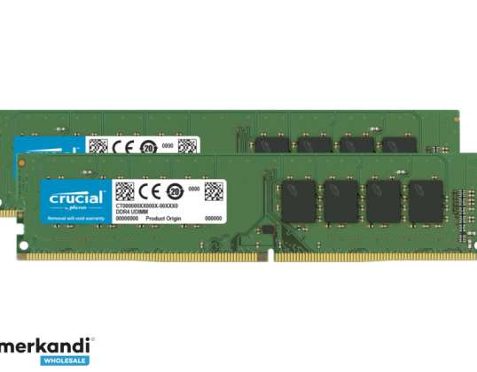 Izšķirošs DDR4 32 GB: 2x16 GB DIMM 288-PIN CT2K16G4DFRA32A