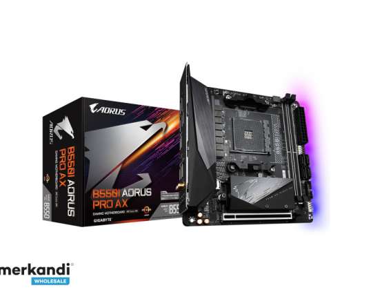 „Gigabyte B550I AORUS PRO AX“ AMD lizdas AM4 AMD B550I AORUS PRO AX