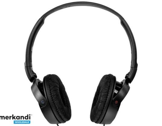 Μαύρα / μαύρα ακουστικά Sony MDR-ZX110B