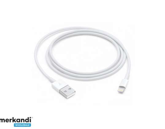 „Apple Lightning to USB Cable“ (1m) baltas DE MXLY2ZM / A