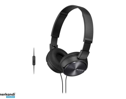 Słuchawki Sony MDR-ZX310APB ZX Series z mikrofonem Czarne MDRZX310APB.CE7