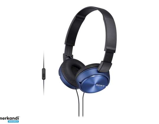 Sony MDR-ZX310APL Słuchawki z serii ZX z mikrofonem Blau MDRZX310APL.CE7