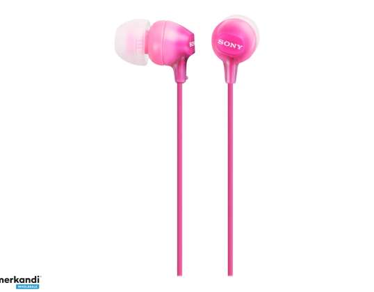 Słuchawki Sony MDR-EX15LPPI EX Series, różowe MDREX15LPPI.AE