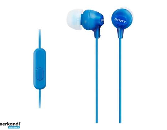 Sony MDR-EX15APLI fülhallgató mikrofonnal Blau MDREX15APLI.CE7