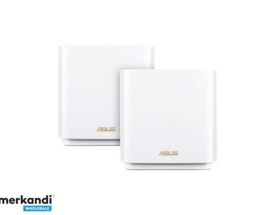 WL-router ASUS ZenWiFi AX (XT8) AX6600 2er sæt hvid 90IG0590-MO3G40