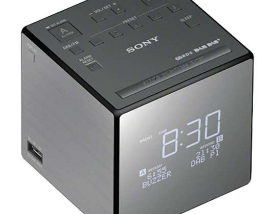 Sony Radio sølv / sort - XDRC1DBP. CED