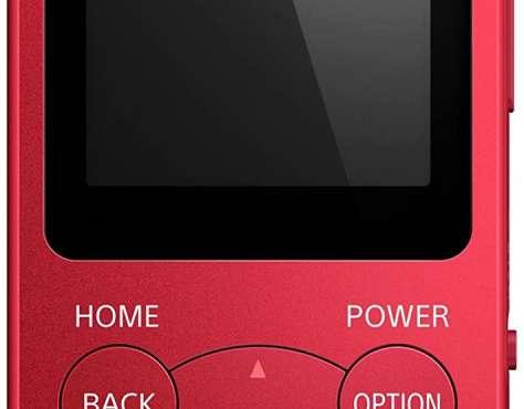 Sony Walkman 8GB (almacenamiento de fotos, función de radio FM) rojo - NWE394R. CEW