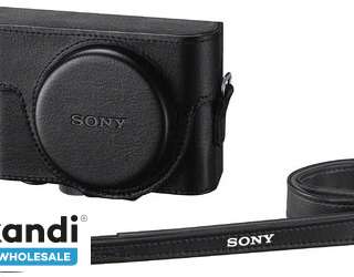 Sony TASCHE mit Schultergurt für RX100   Schwarz LCJRXKB.SYH