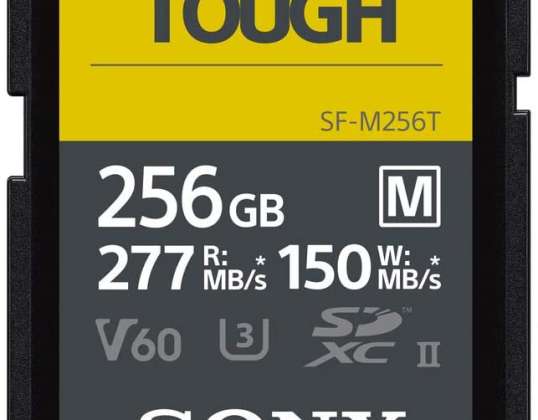 Sony SDXC M Tough series 256GB UHS-II Class 10 U3 V60 - SFM256T